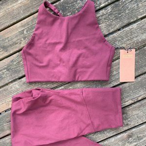 Girlfriend Collective Leggings & Bra Set